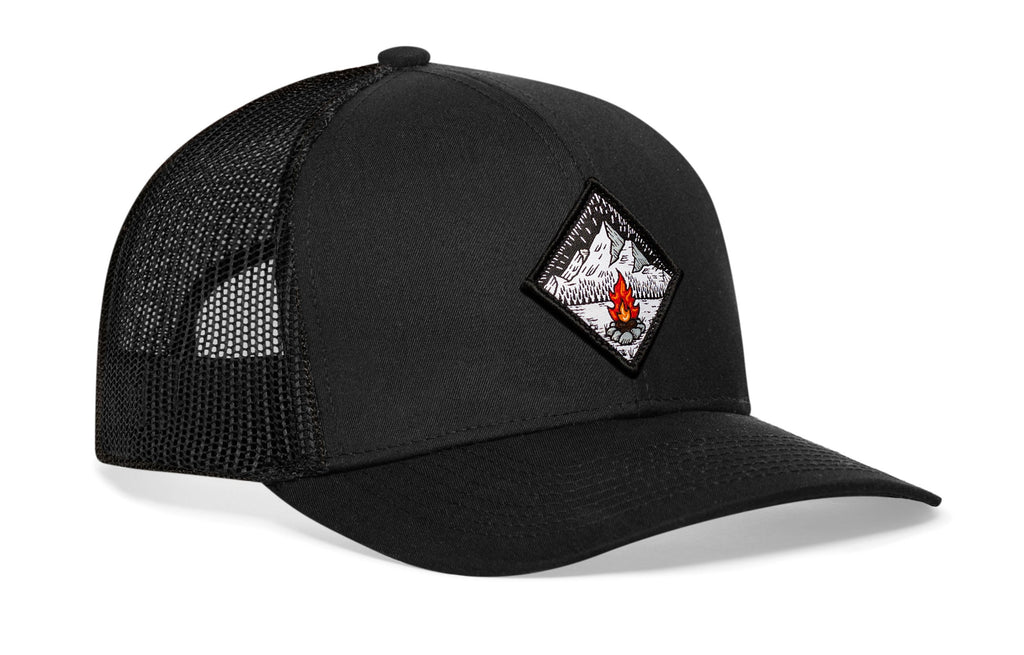 Campfire Trucker Hat  |  Outdoors Snapback