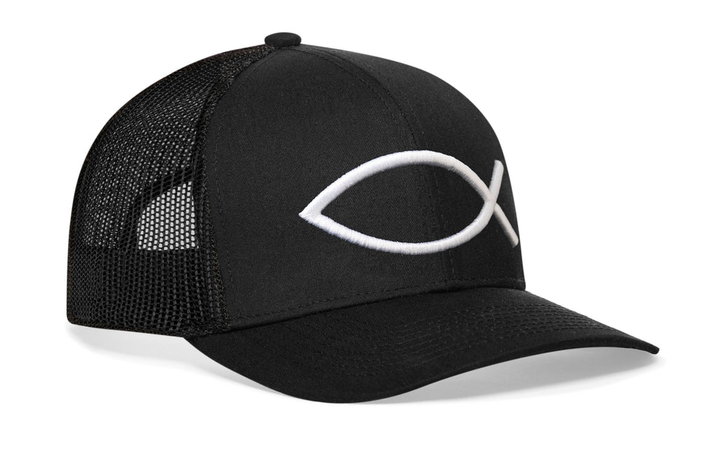 Jesus Fish Trucker Hat  |  Ichthys Snapback