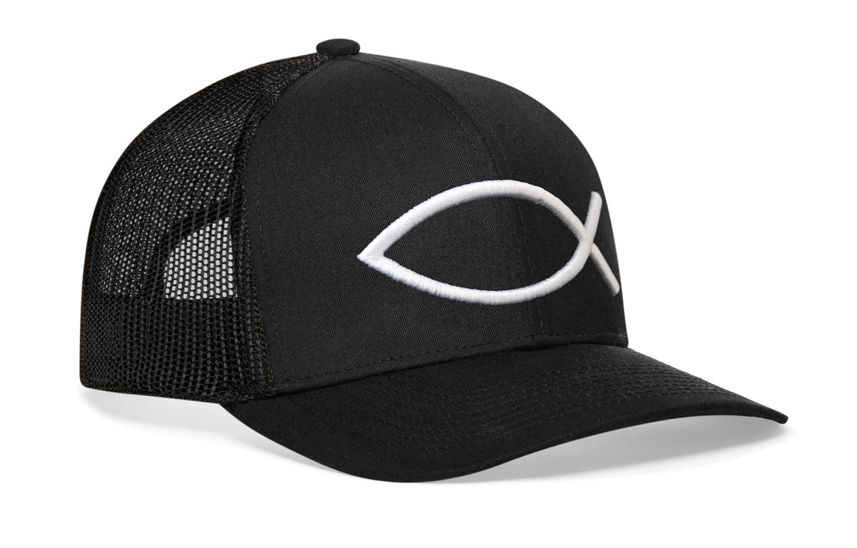Jesus Fish Trucker Hat  |  Ichthys Snapback