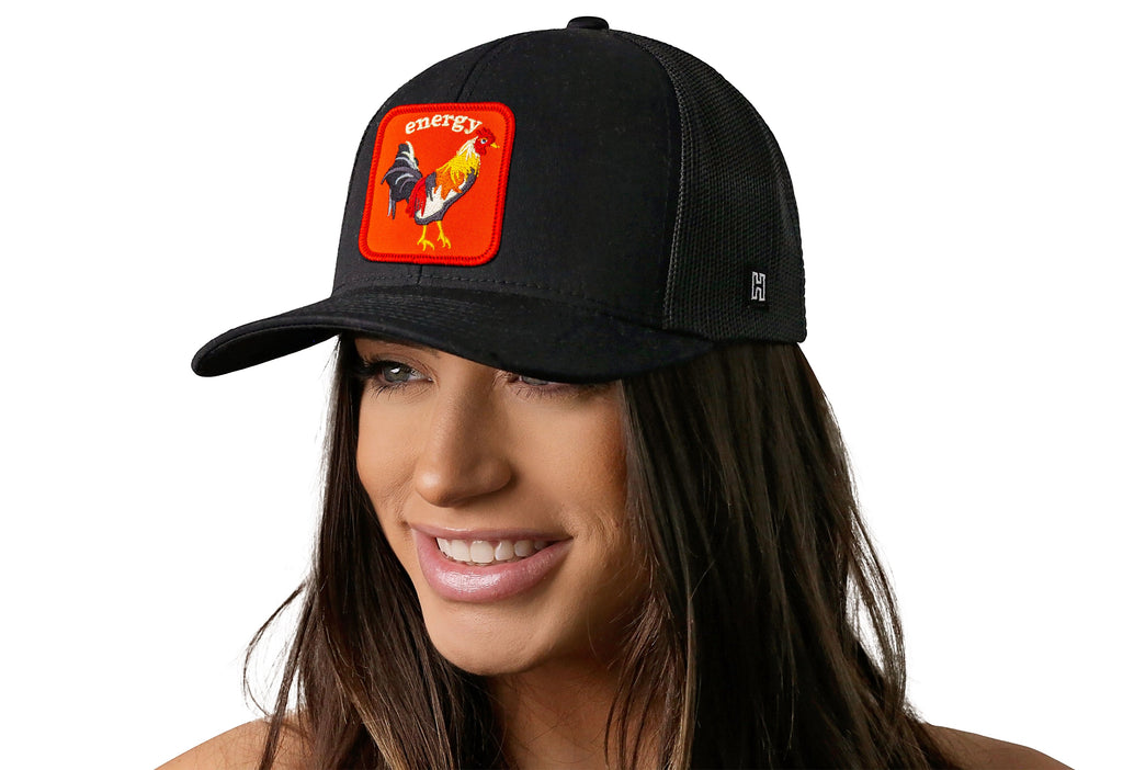 Rooster Energy Trucker Hat  |  chicken Snapback