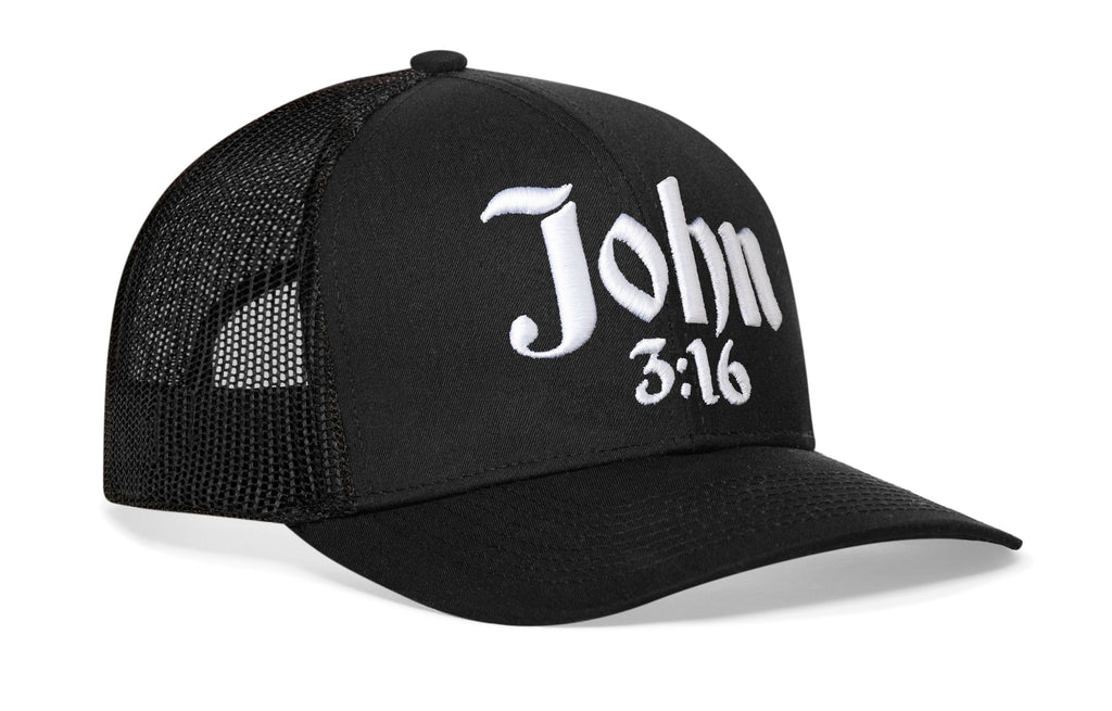 John 3:16 Trucker Hat  |  Christian Snapback