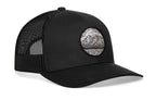 Circle Mountain and Trees Trucker Hat  |  Outdoors Snapback