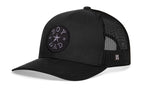 Boy Dad Trucker Leather Hat  |  Father's Day Snapback