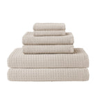 Uchino Waffle Twist 6 Piece Towel Bundle