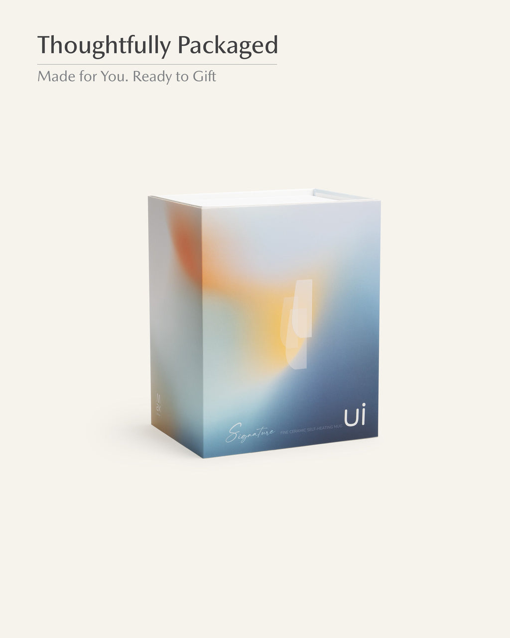 Ui+ Self-heating Mug Set -  Verde Green