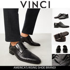 The Porto Alegre Black Leather Derby Men Shoe