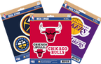 NBA Official Team Sticker Mats - Set of 3 Stickers