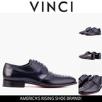The Arven Navy Python Leather Men Shoe