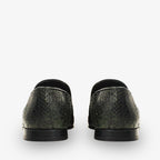 The Bethesda Green Pyhtn Skin Leather Tassel Loafer Men Shoe
