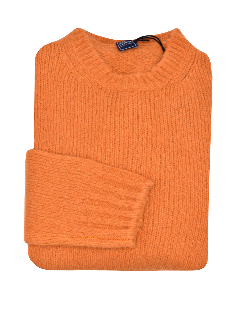 Fedeli Wool-Cashmere Crew Neck Sweater