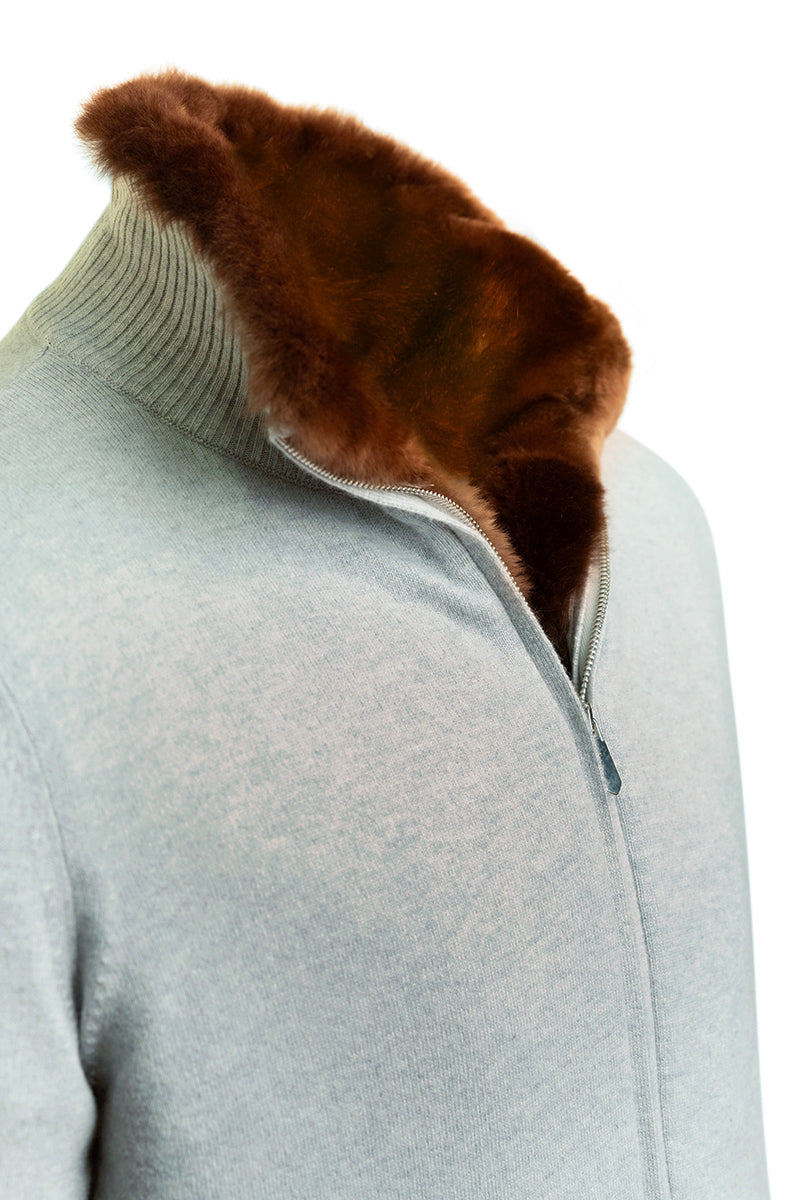 Sartorio Cashmere-Beaver Lined Bomber