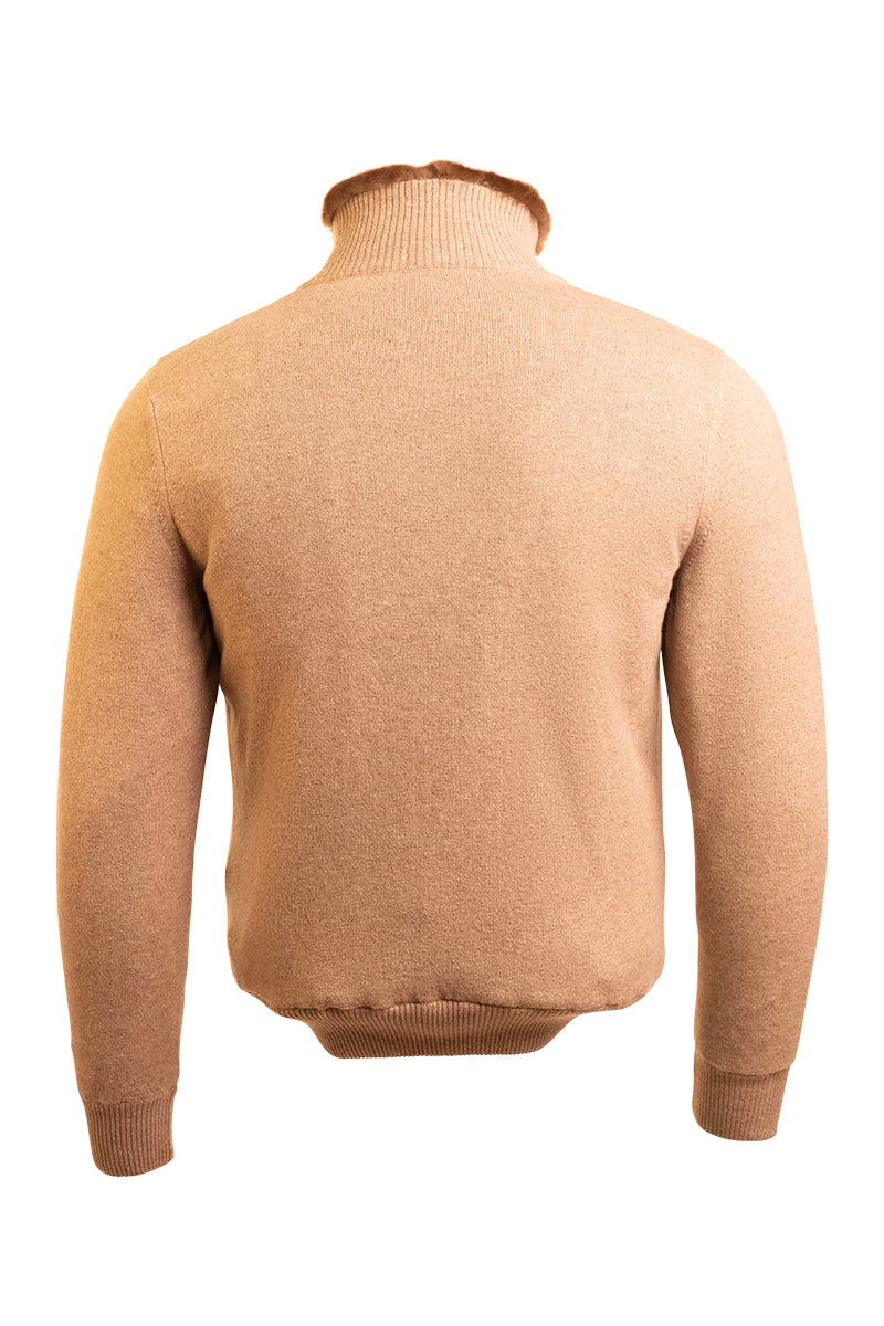 Sartorio Cashmere-Beaver Lined Bomber