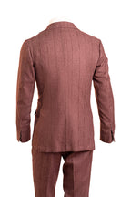 Sartorio Pinstripe Virgin Wool-Cotton-Cashmere Suit