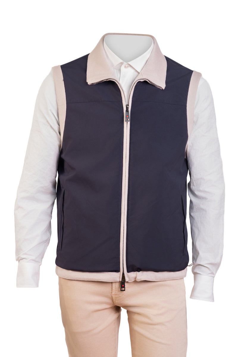 Kired by Kiton Gange Reversible Cashmere Vest