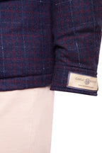 Carlo Barbera Meru Plaid Cashmere Jacket w/ Removable Trim