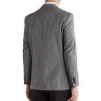 Ted Baker Jarrow Plaid Wool Sport Coat Grey Regular