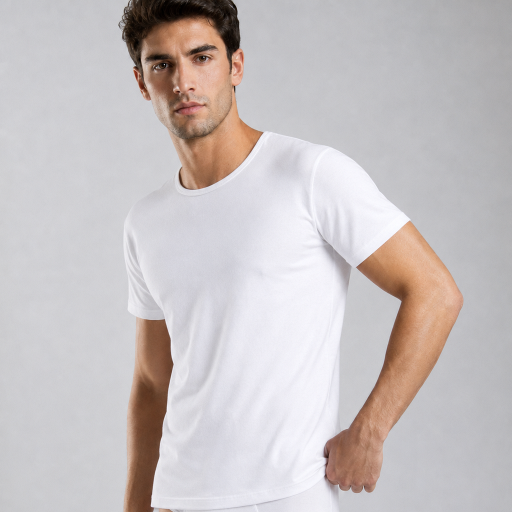 SilkCut Micro Modal Crew Neck T-Shirt