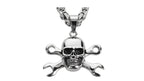 SK1424 Skull 2 1/4" Tall with Chain