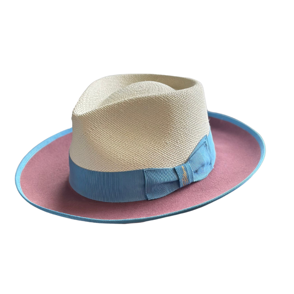 Bellissimo Exclusive Panama and Felt Two Tone Fox [Antique Rose]