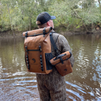 Waterproof Floating Dry Bag / Shell Bag - Coyote Brown