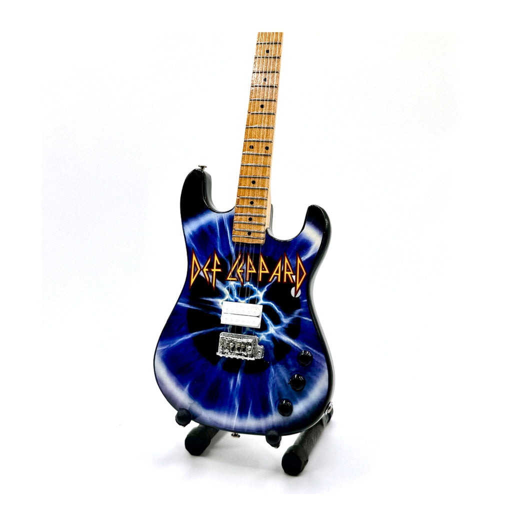 The Complete Def Leppard Collectible Miniature Guitar Set – All 6 Official Designs
