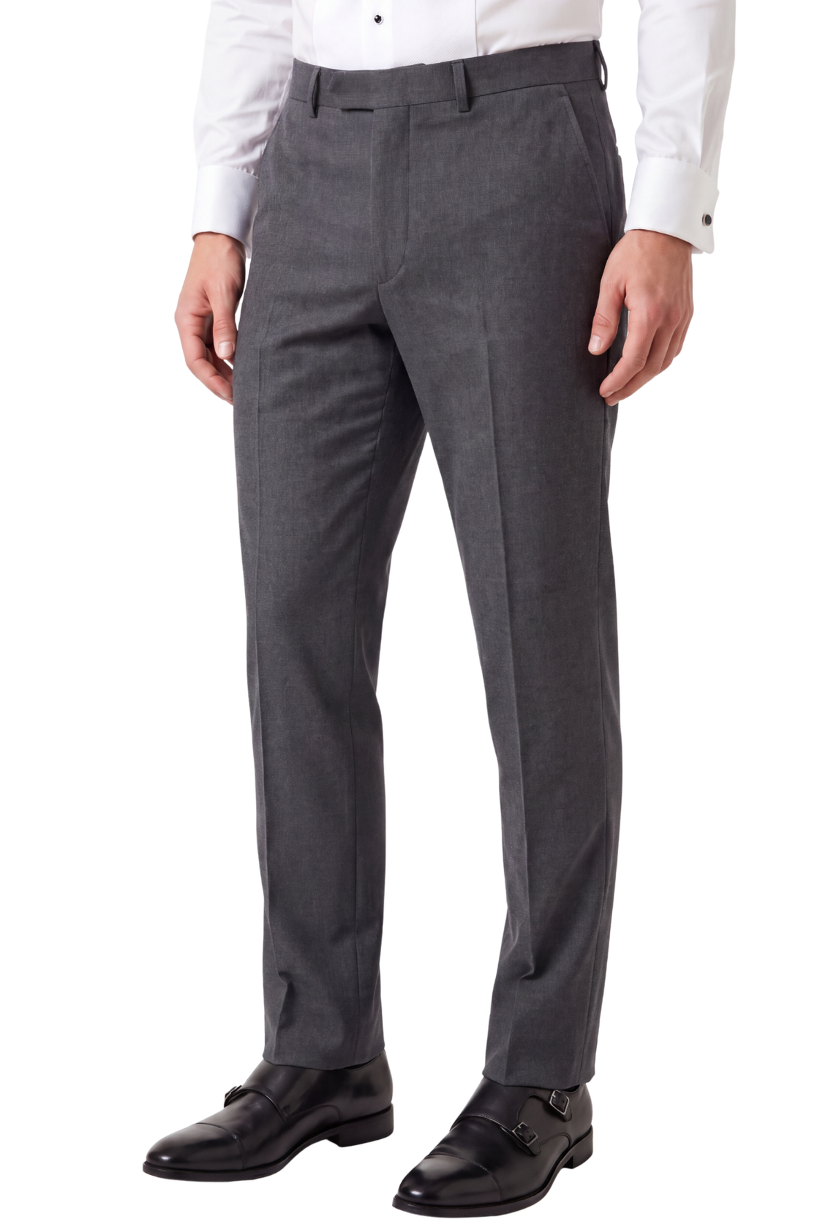 FERRECCI Men's Kent Slim Fit Polyester Dress Pants