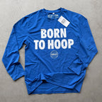 Born To Hoop - Long Sleeve - Blue