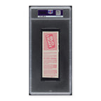Roger Clemens Boston Red Sox Autographed 1986 20 Strikeout Game Ticket w/ "20Ks" Inscription PSA 10 Auto Grade
