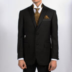 Ferrecci Mens PV300 - Mustard with Black Back Adjustable Diamond Vest Set