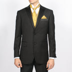 Ferrecci Mens PV300 - Yellow with Black Back Adjustable Diamond Vest Set
