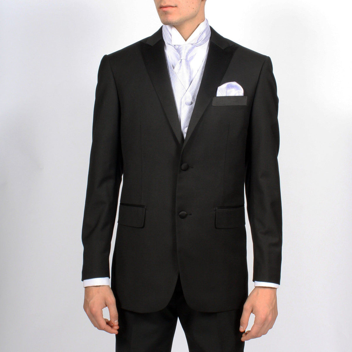 Ferrecci Mens PV300 - Jasmin with Black Back Adjustable Diamond Vest Set