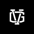 Monogram Die Cut Sticker