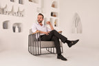 The Monarch Black Leather Men Dress Shoe
