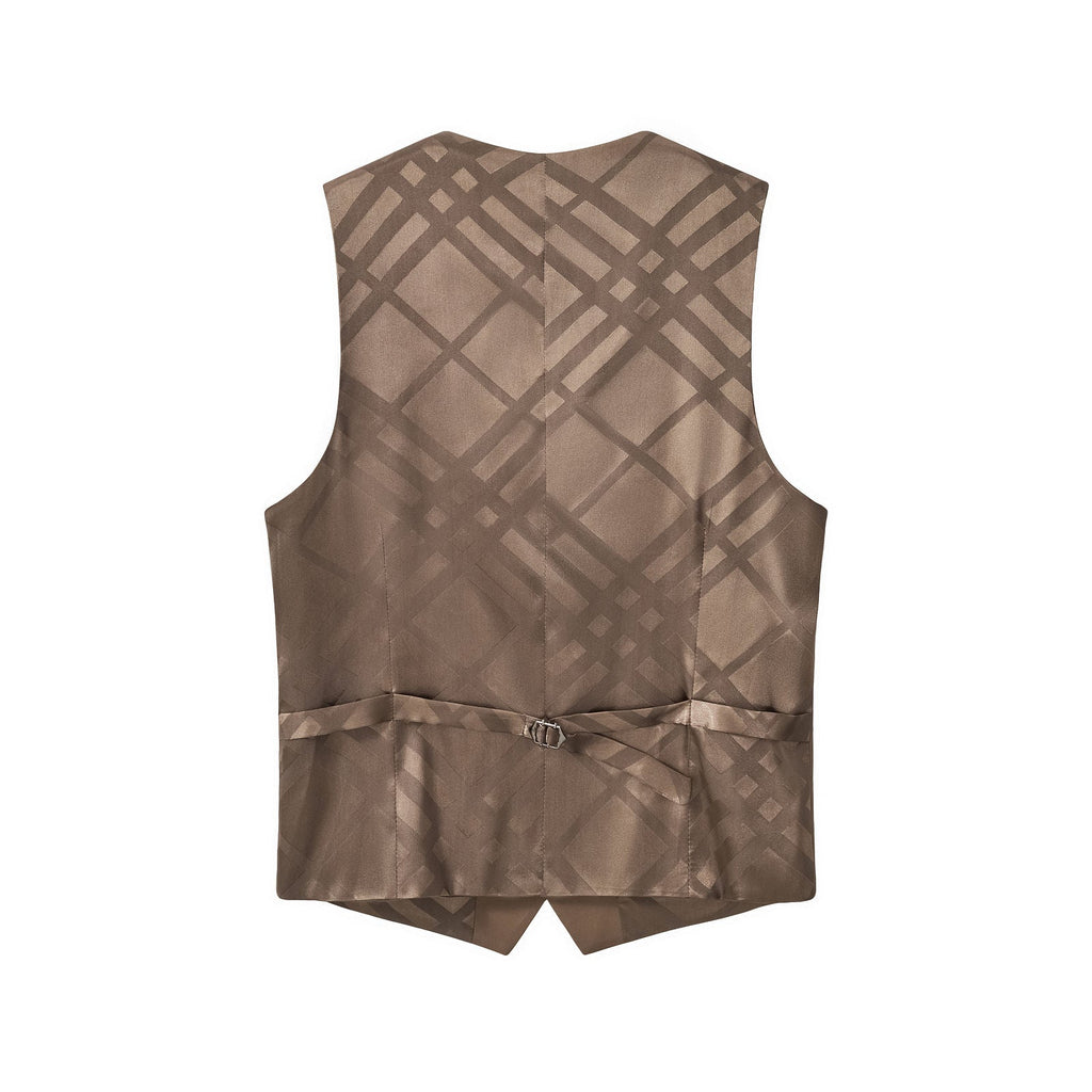 Barocco Essence Signature Men's Vest - Coffee