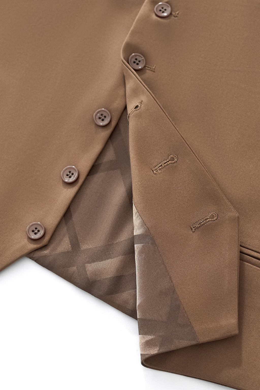 Barocco Essence Signature Men's Vest - Coffee