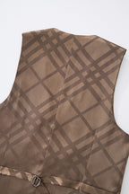 Barocco Essence Signature Men's Vest - Coffee