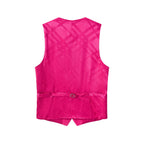 Barocco Essence Signature Men's Vest - Fuchsia