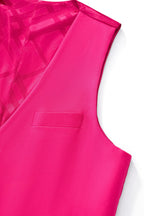 Barocco Essence Signature Men's Vest - Fuchsia