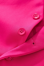 Barocco Essence Signature Men's Vest - Fuchsia