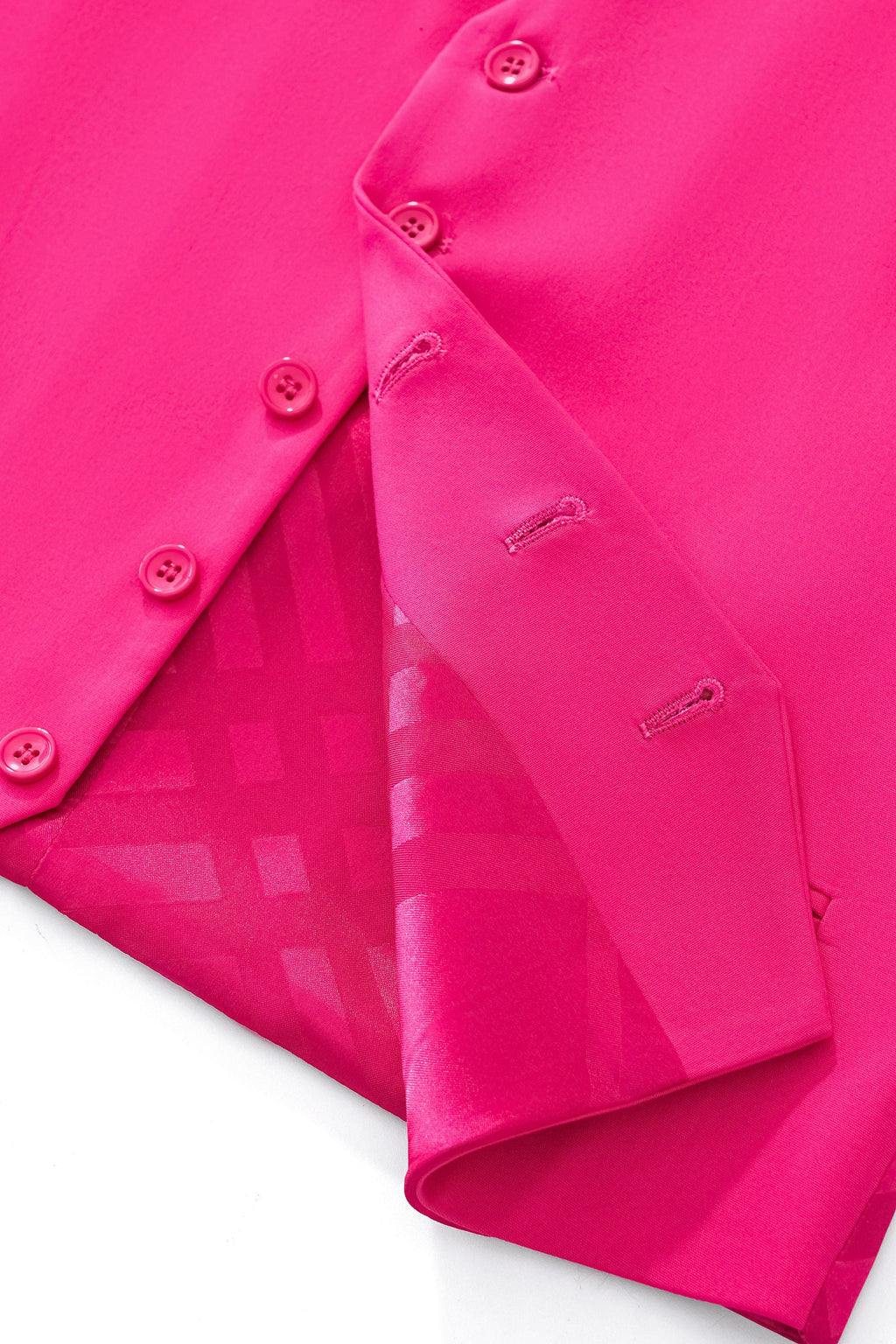 Barocco Essence Signature Men's Vest - Fuchsia