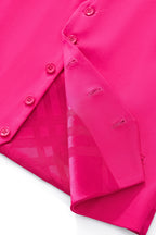 Barocco Essence Signature Men's Vest - Fuchsia