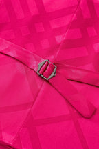 Barocco Essence Signature Men's Vest - Fuchsia