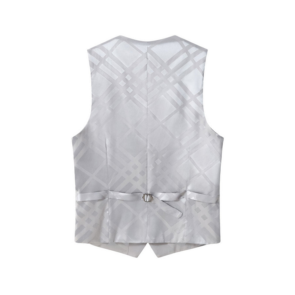 Barocco Essence Signature Men's Vest - Silver