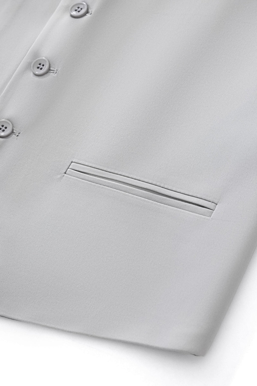 Barocco Essence Signature Men's Vest - Silver