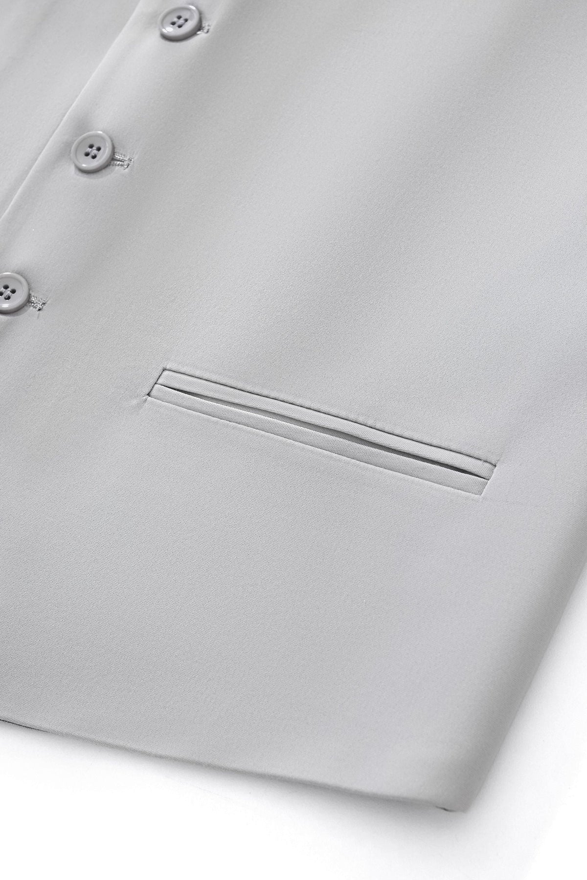 Barocco Essence Signature Men's Vest - Silver
