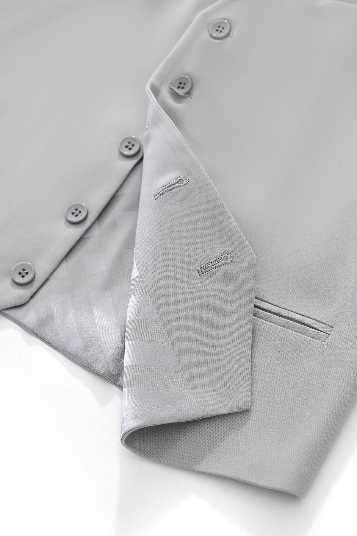 Barocco Essence Signature Men's Vest - Silver