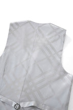 Barocco Essence Signature Men's Vest - Silver
