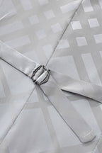 Barocco Essence Signature Men's Vest - Silver
