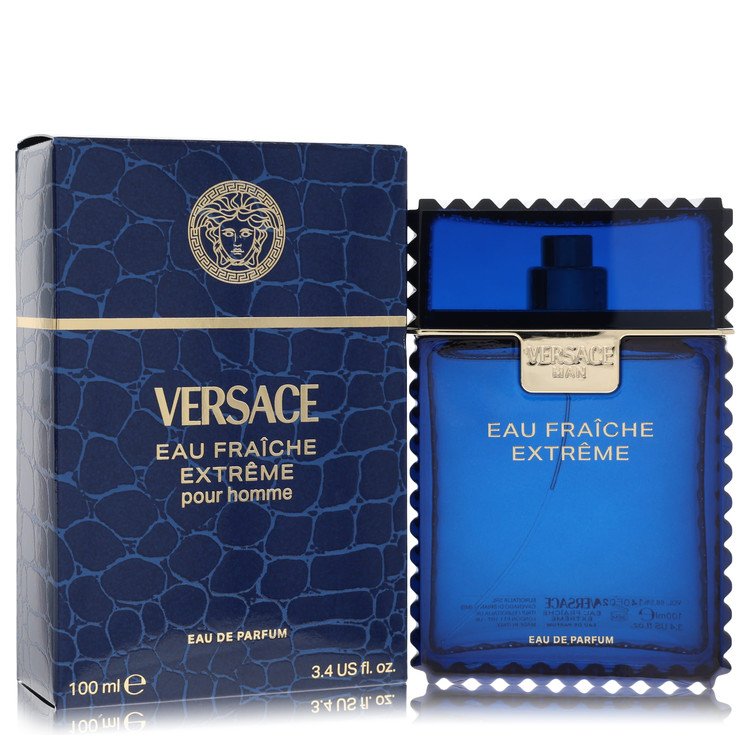 Versace Man Eau Fraiche Extreme by Versace Eau De Parfum Spray 3.4 Oz for Men