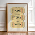 Make You A Chilton Lubbock Texas Cocktail Art Print